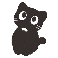 Cat Blinking Sticker by IN-TEX