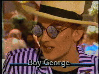 boy george 80s GIF
