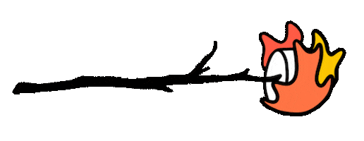 Summer Camping Sticker by Sarah The Palmer