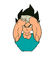 Angry Super Vegeta Sticker
