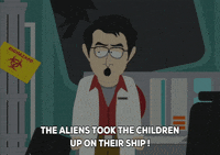 aliens ship GIF by South Park 