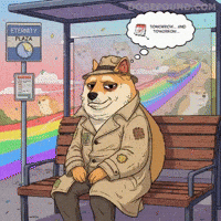 Bored Bus Stop GIF by Doge Pound