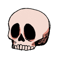 corvinanim angry hey skull death Sticker