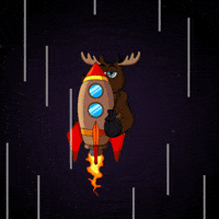 DoYouMoose space green nft blockchain GIF