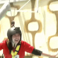 chipsnbananas flying weeeee zip line az martinez GIF