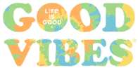 Good Vibes Sticker by Lifeisgoodco