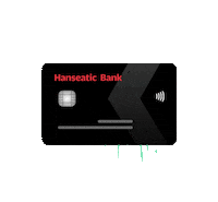 Hanseatic_Bank bank visa credit card creditcard Sticker
