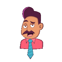 R U Serious Reaction Sticker by Creative Hatti