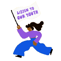 Listen Black Lives Matter Sticker by INTO ACTION