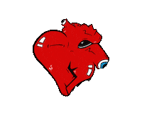 Broken Heart Sticker by Pink Jagg