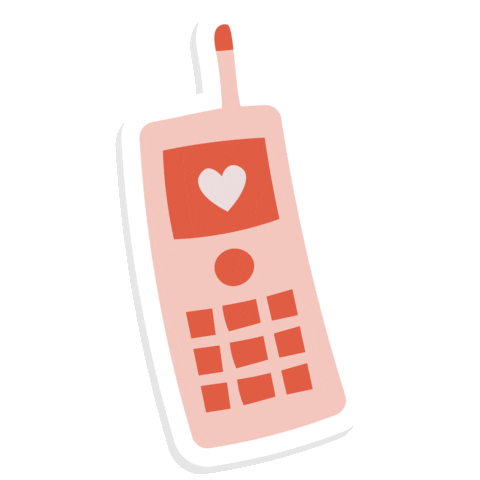 amavi-dg love pink rainbow retro Sticker