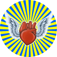 Septerhed heart travel roadtrip connection Sticker