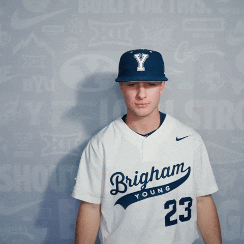 Brigham Young Byu Baseball GIF by BYU Cougars
