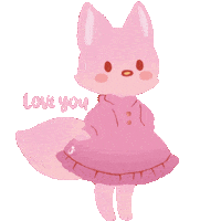 Loveyou Sticker by Fox Fairies Malaysia
