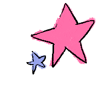 pewlter space star stars doodle Sticker