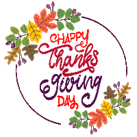 Happy Thanks Sticker