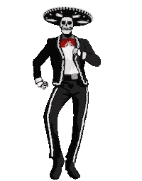 Day Of The Dead Mexico Sticker by Jack0_o