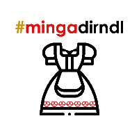 Girl Dress Sticker by m.ing.a