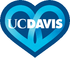 Heart Love Sticker by UC Davis