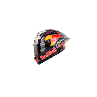 DAFYMOTO motorcycle moto helmet redbull Sticker