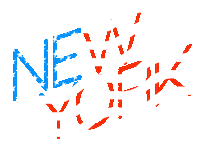 Explore New York Sticker by Mat Voyce