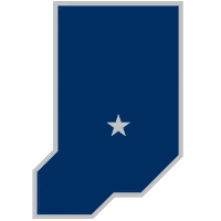 Blue And Gold Indy Sticker by Indiana Pacers