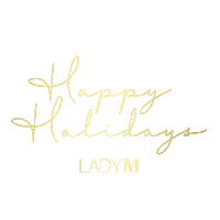 Lady M Happy Holidays Sticker by Lady M Cakes