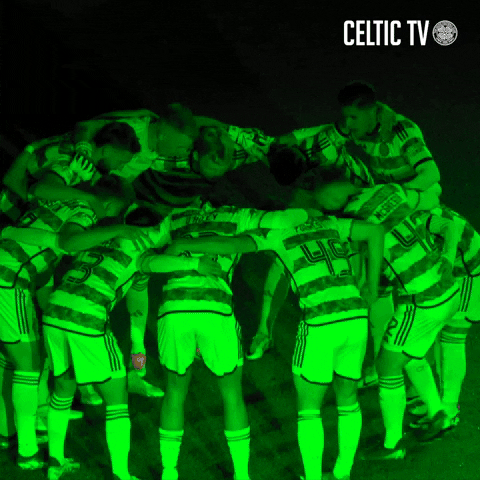 Hoops Huddle GIF by Celtic Football Club