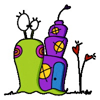 Home Snail Sticker by Moepsel