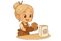 Happy Delivery Sticker by Vó Eda