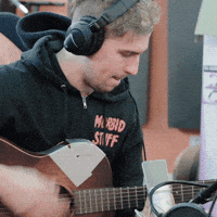 Recording Studio Playing Guitar GIF by Rare Americans