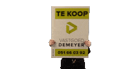 vastgoeddemeyer vastgoed verkocht te koop tekoop Sticker