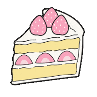 Bloating Strawberry Shortcake Sticker by Wonderbelly