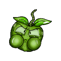 Angry Apple Sticker by Hack Energy