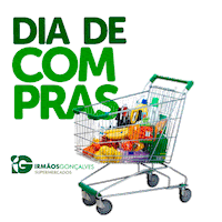 Pizza Compras Sticker by Supermercados Irmãos Gonçalves
