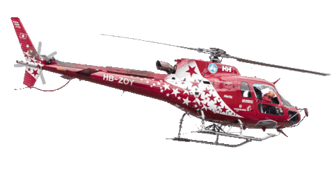 Pilot Rescue Sticker by Air Zermatt