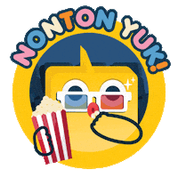 Character Popcorn Sticker by LOKET Screen