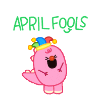 April Fools Jester Sticker by DINOSALLY