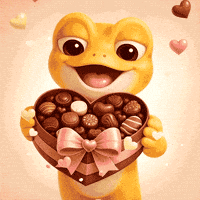 Love Is In The Air Chocolate GIF by Turbo Toad