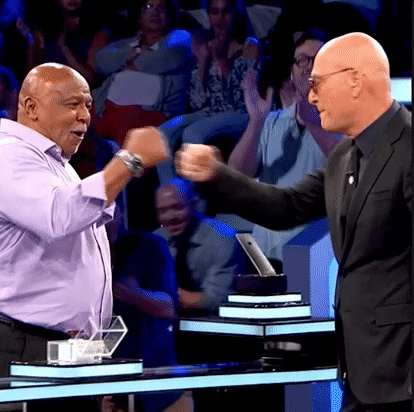 game show fist bump GIF by Deal Or No Deal