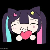 YuriNori heart love you chibi yurinori GIF