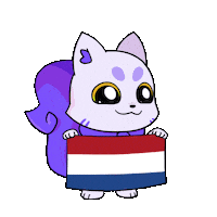 The Hague Flag Sticker by Lucky Kat Studios