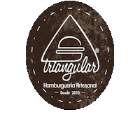 hamburgueriatriangular food comida burger dinner Sticker