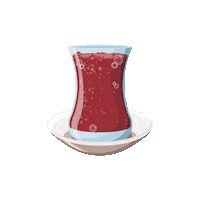 CoralTravel tea turkey turkish travelling Sticker