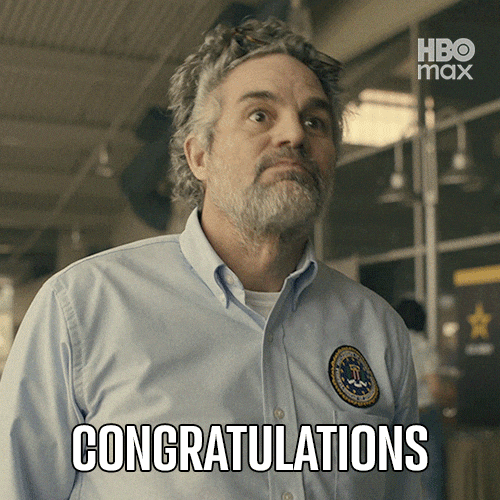 Mark Ruffalo Congrats GIF by HBO Max