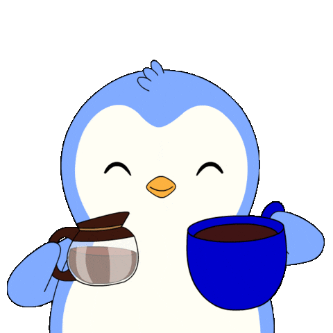 This Is Great Good Morning Sticker by Pudgy Penguins