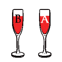 Cheers Wedding Sticker by Bair Aesthetics