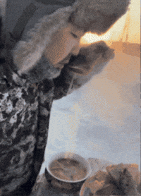 Winter Sun Cooking GIF