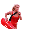 Pamela Anderson Running Sticker by Baywatch