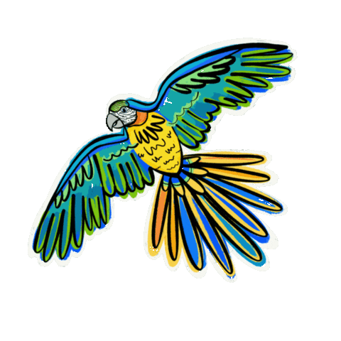 Art Bird Sticker